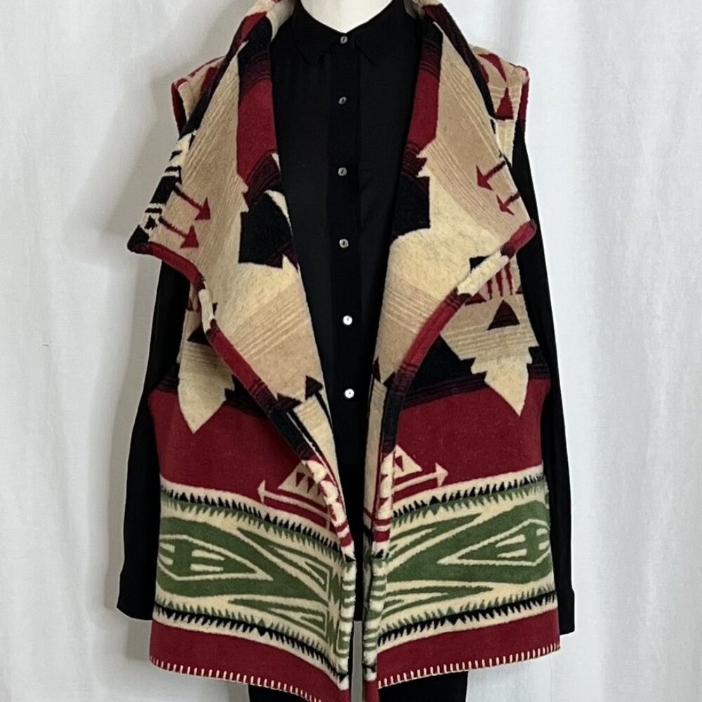 New - Women's Woven Fleece Vest - Short Length Standard - Windriver